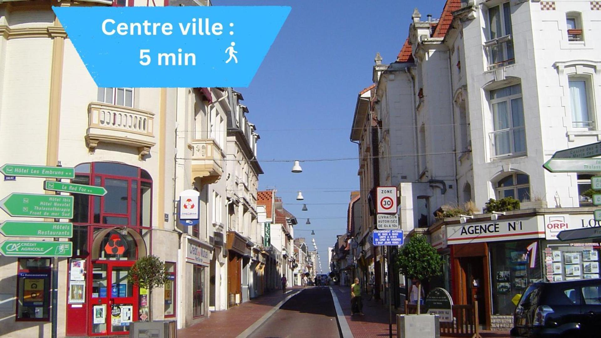 Joli Studio Plein Centre Proche Plage Avec Wi-Fi Le Touquet Exterior foto